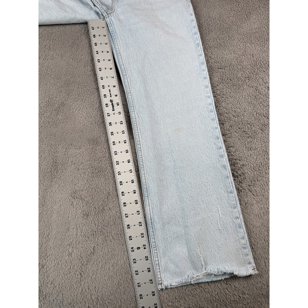 Abercrombie & Fitch Women's Jeans Size 25 Light Wash Curve Love 90s Relaxed - Picture 7 of 9